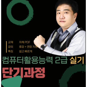 컴퓨터활용능력2급 실기 단기 김흥식 2023